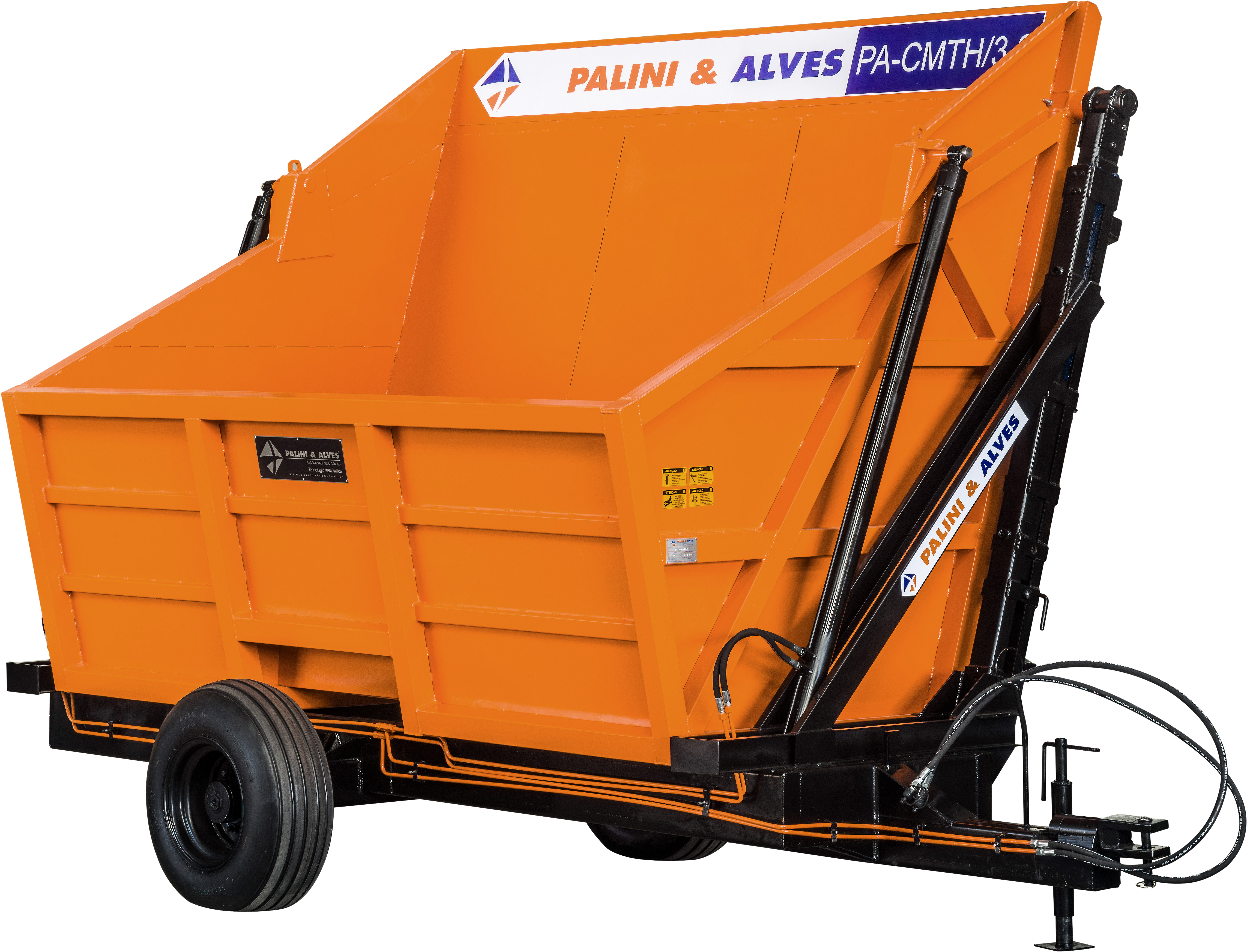 PA-CMTH/3.2 Hydraulic Transflow Trailer View